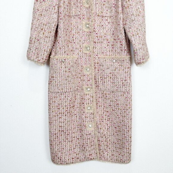 Vtg Bill Blass Jacket Womens 12 Pink Feminine Preppy Evening Bridgerton Fancy - Picture 3 of 16